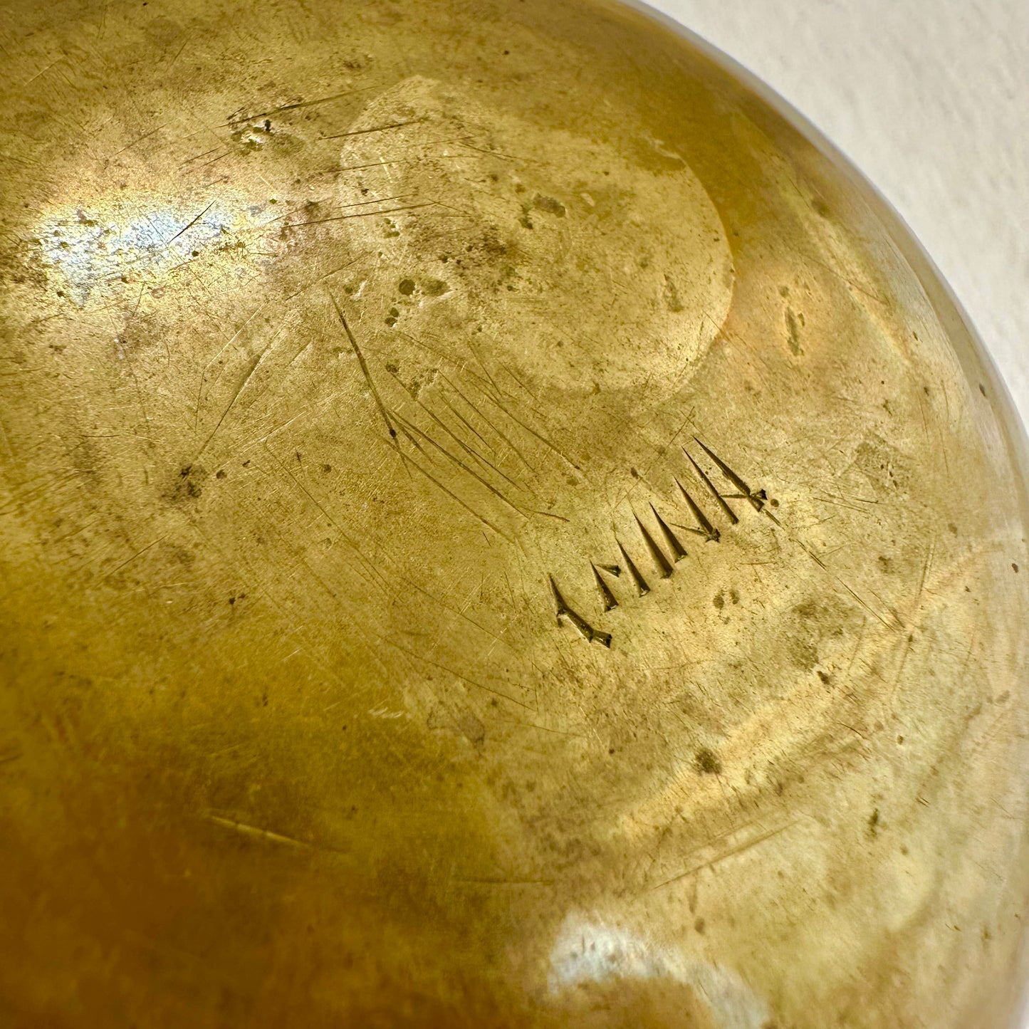 Chinese Brass Bowl