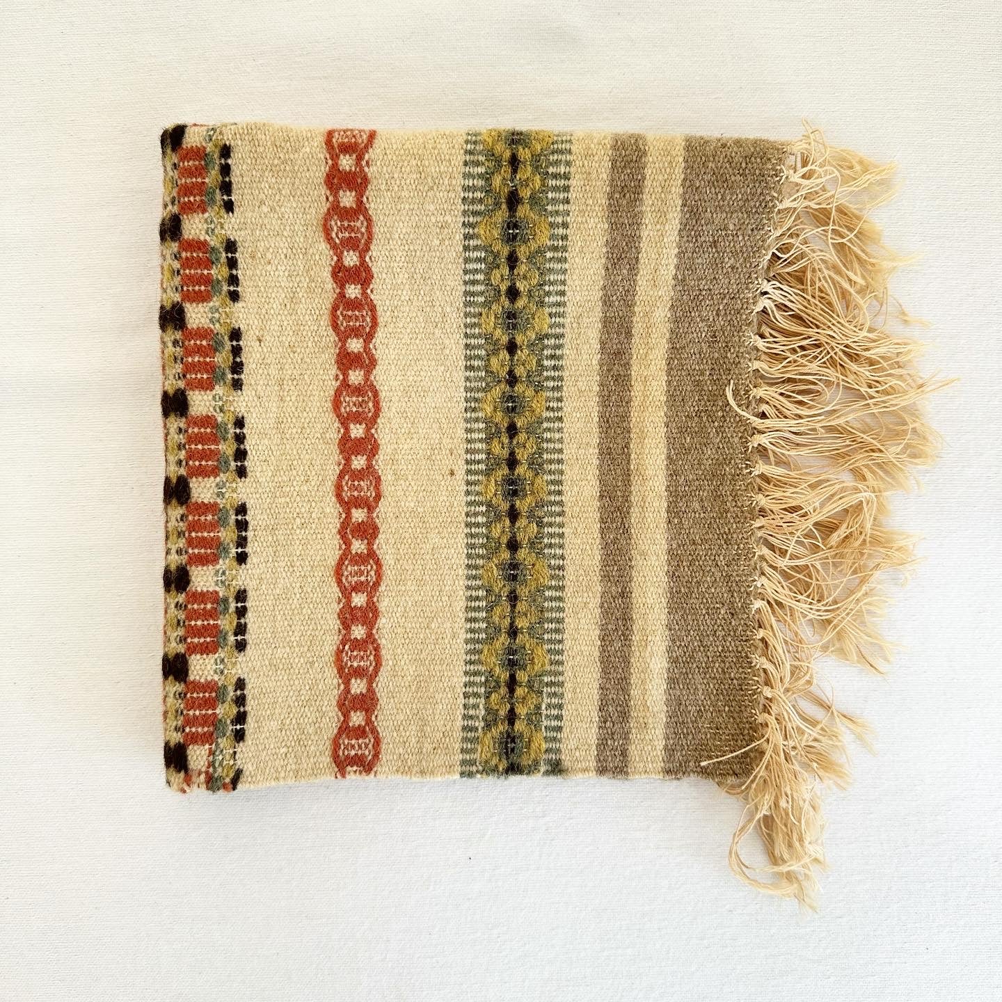 Handwoven Textile w Fringe
