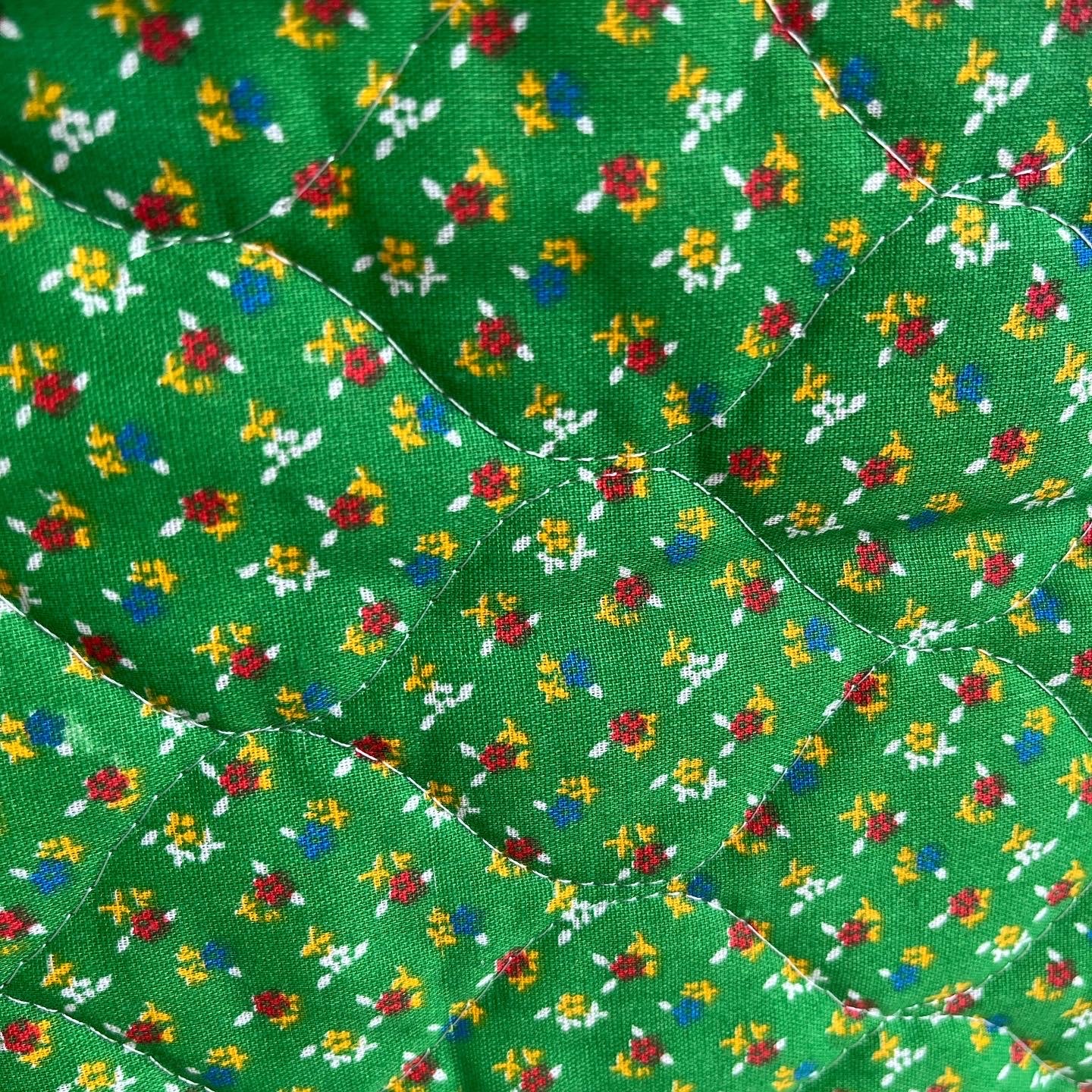 Green Floral Toaster Cover