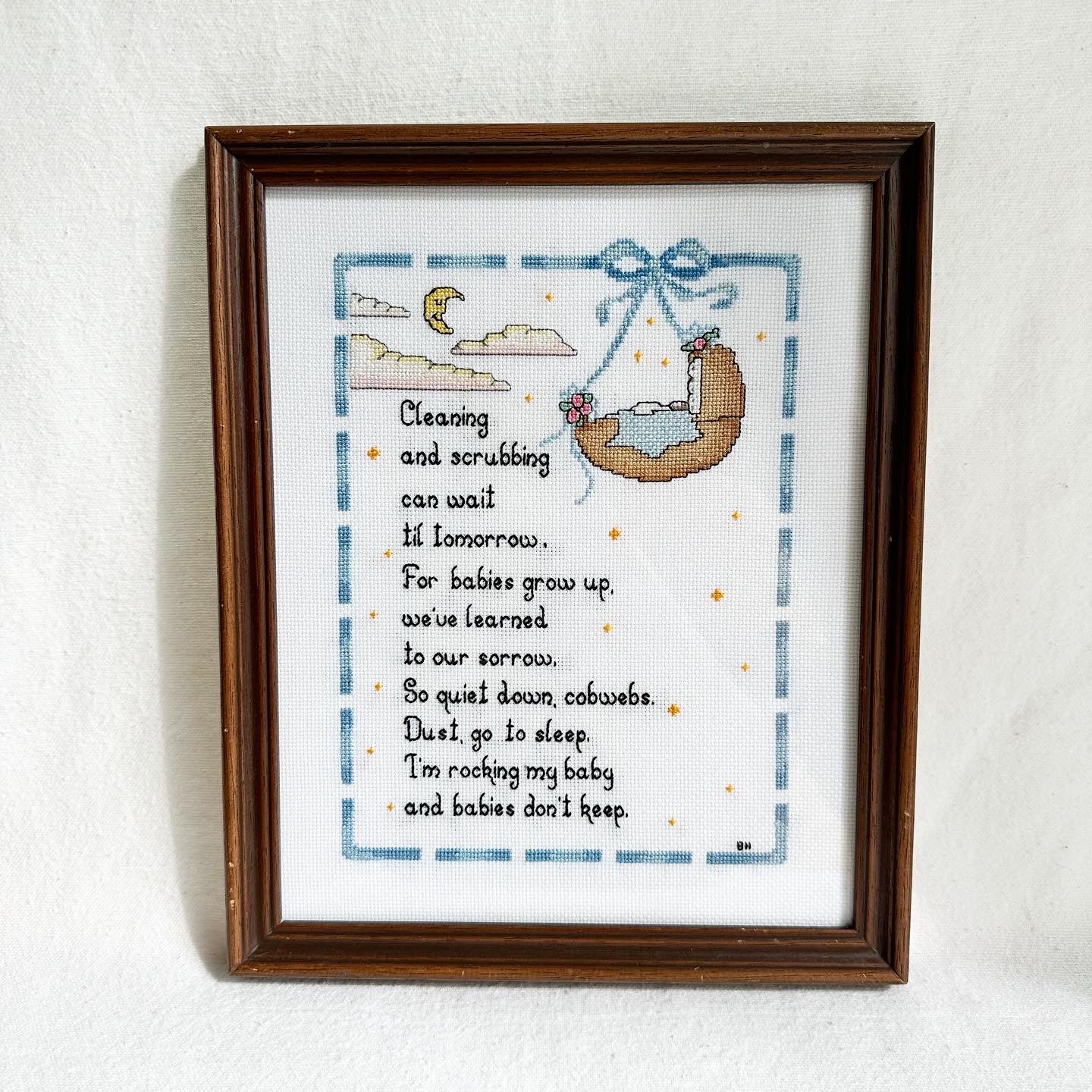 Babies Don’t Keep Embroidery