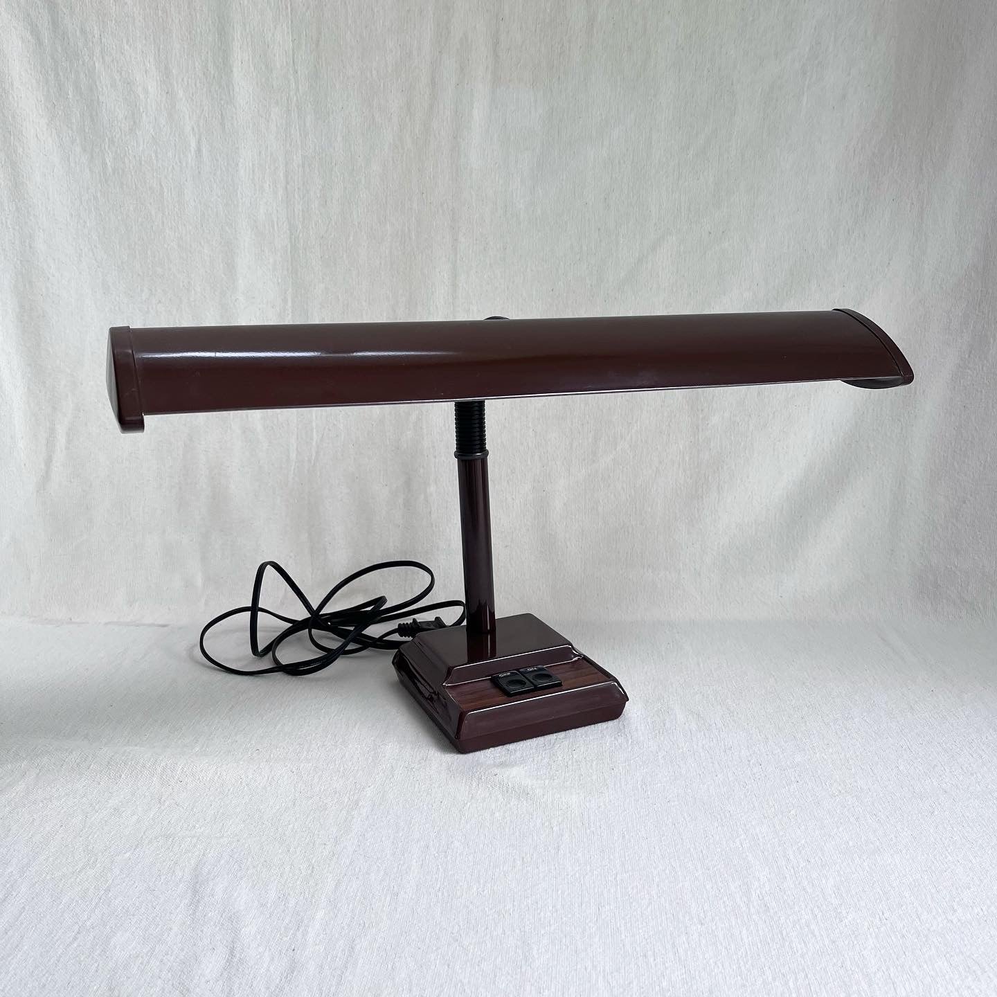 Brown Gooseneck Desk Lamp