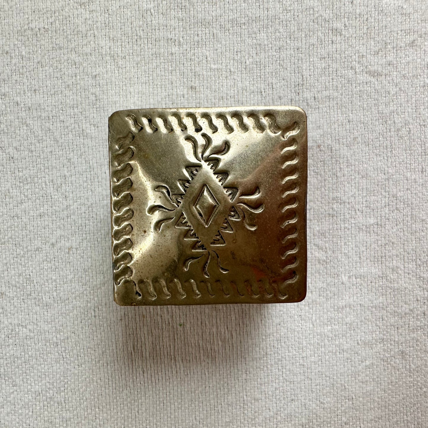 Small Engraved Silver Box