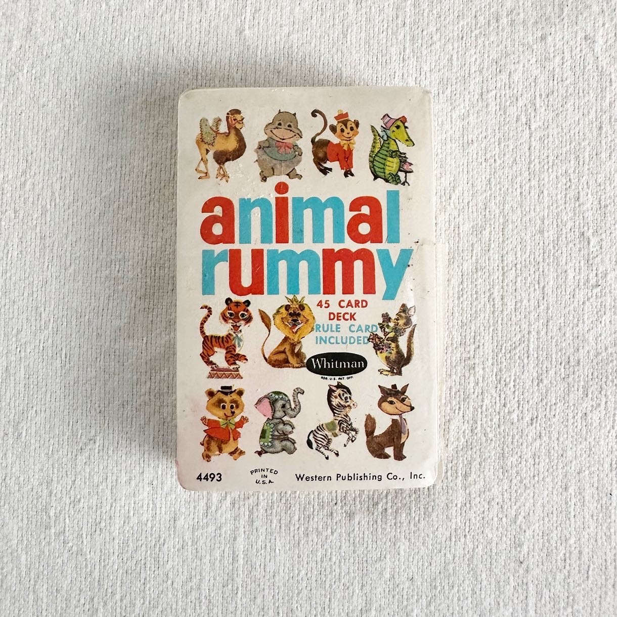 Animal Rummy Cards