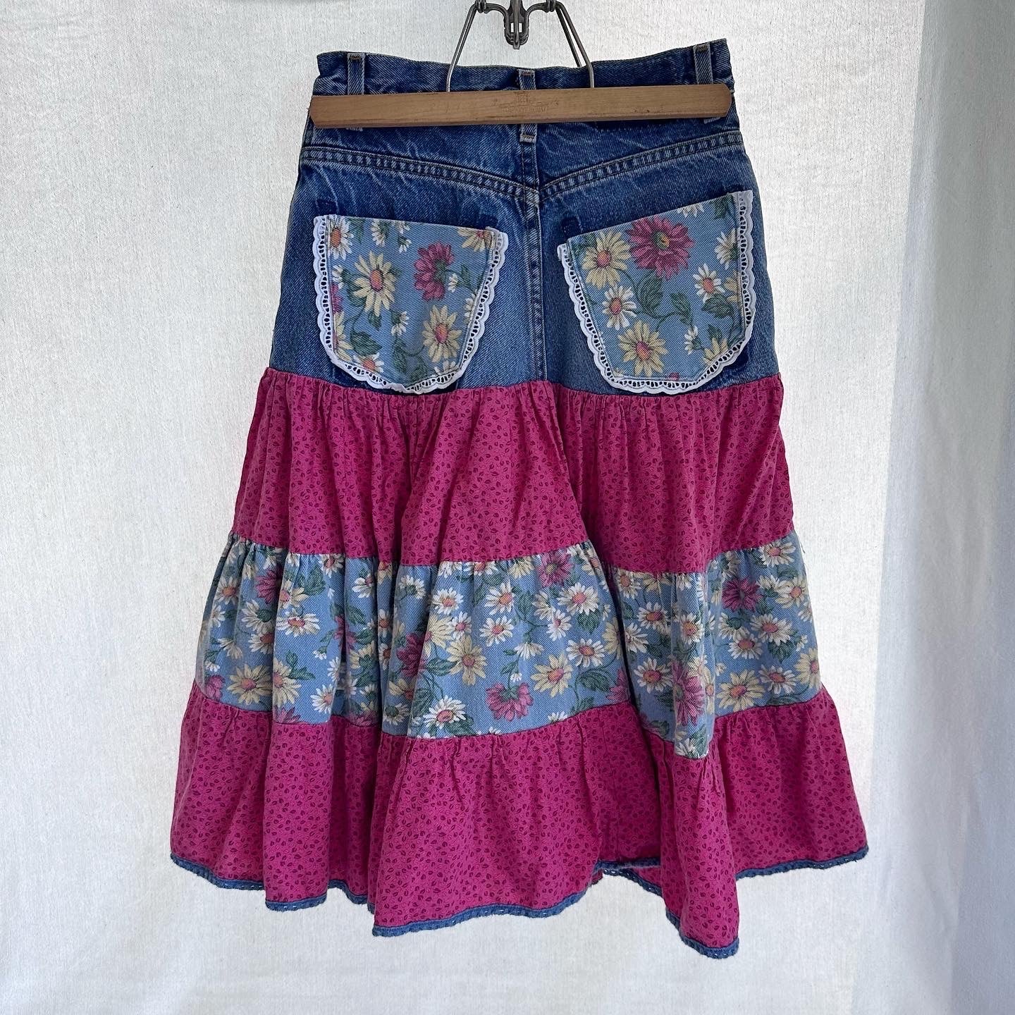 Upcycled Levi’s Skirt