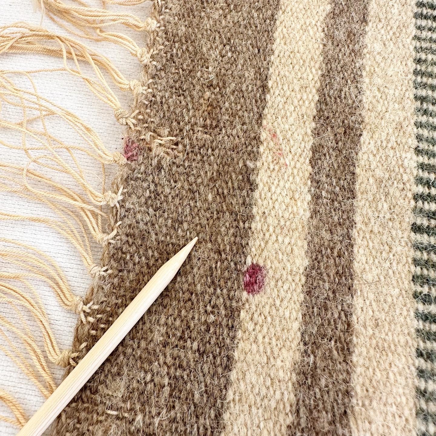 Handwoven Textile w Fringe