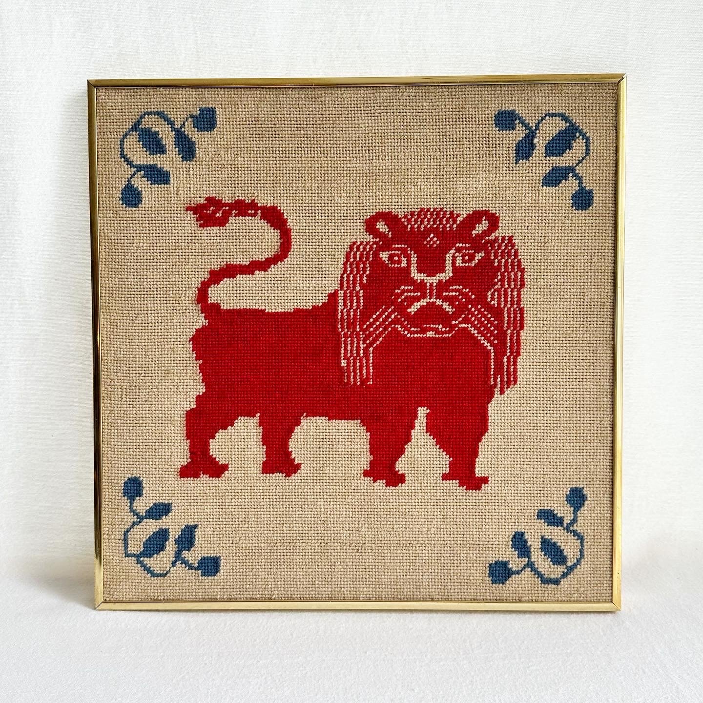 Germanic Lion Embroidery