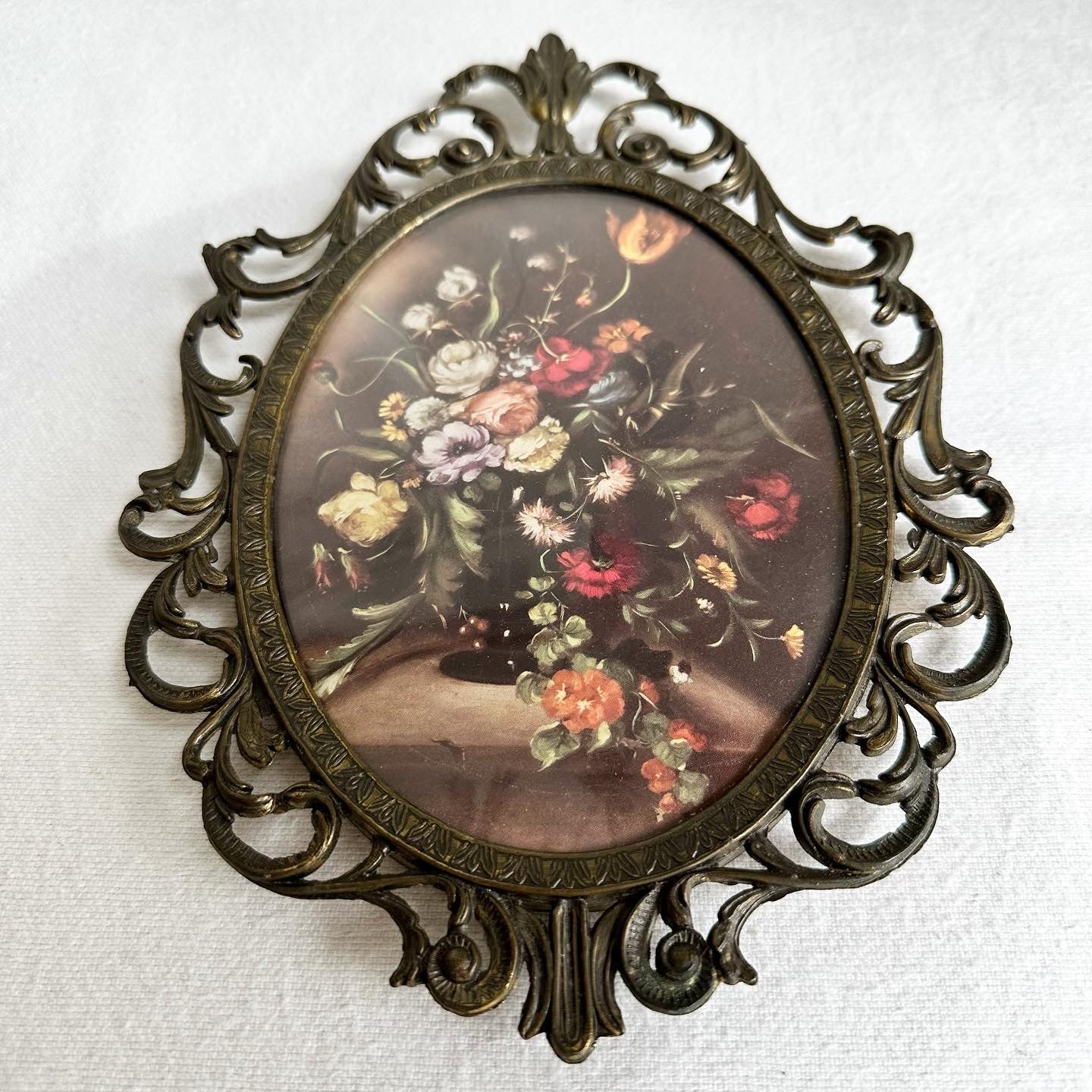 Italian Filigree Framed Art