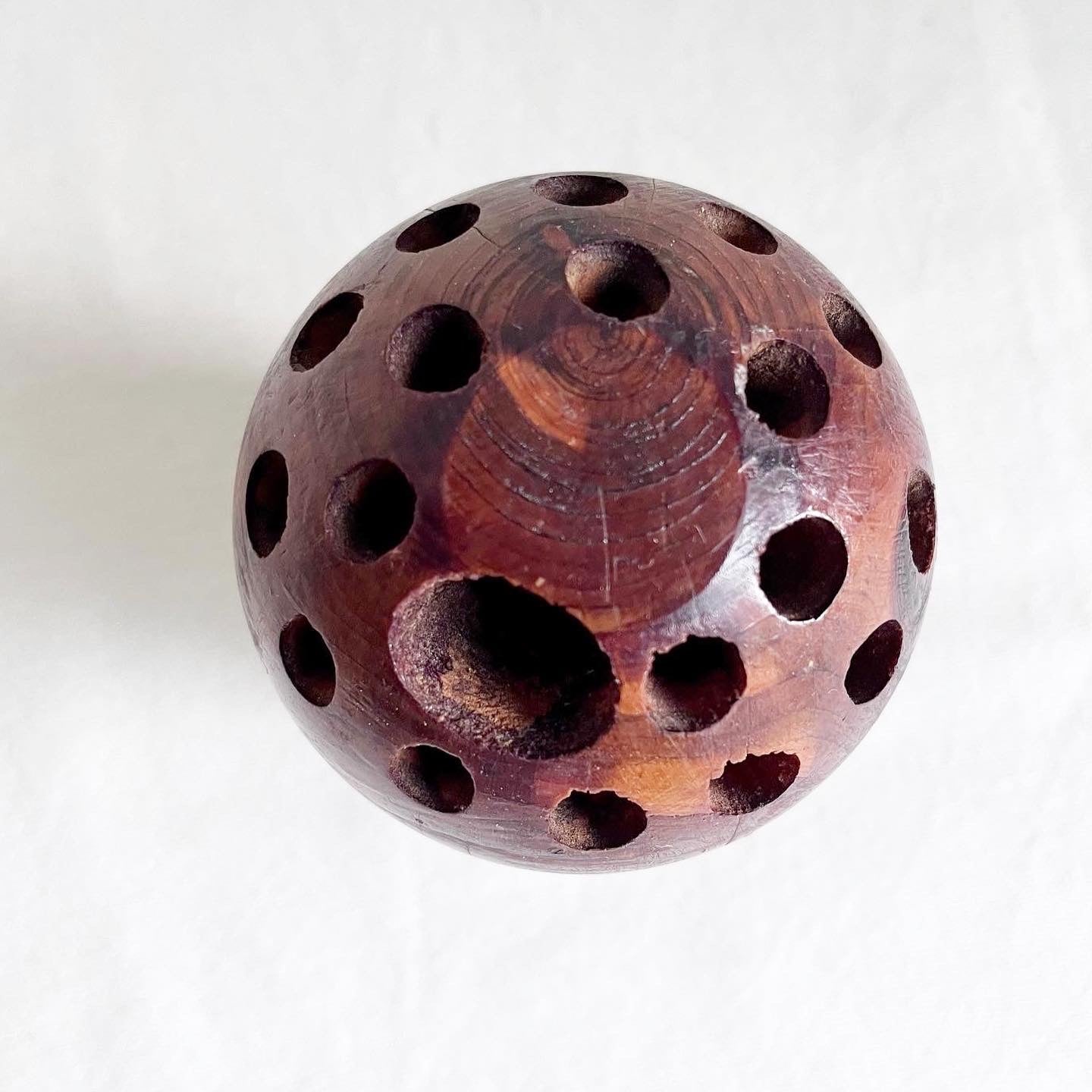 Wooden Pencil Holder/Flower Frog