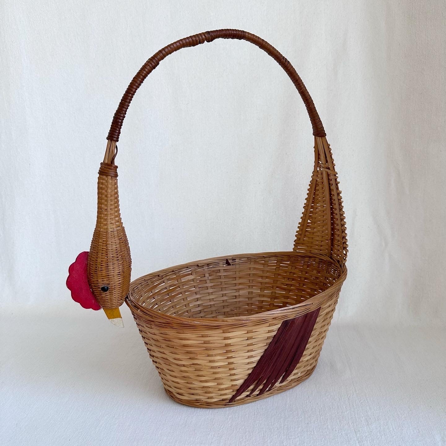 Rooster Chicken Basket