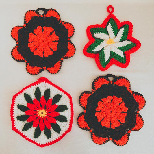 Handmade 70s Potholders