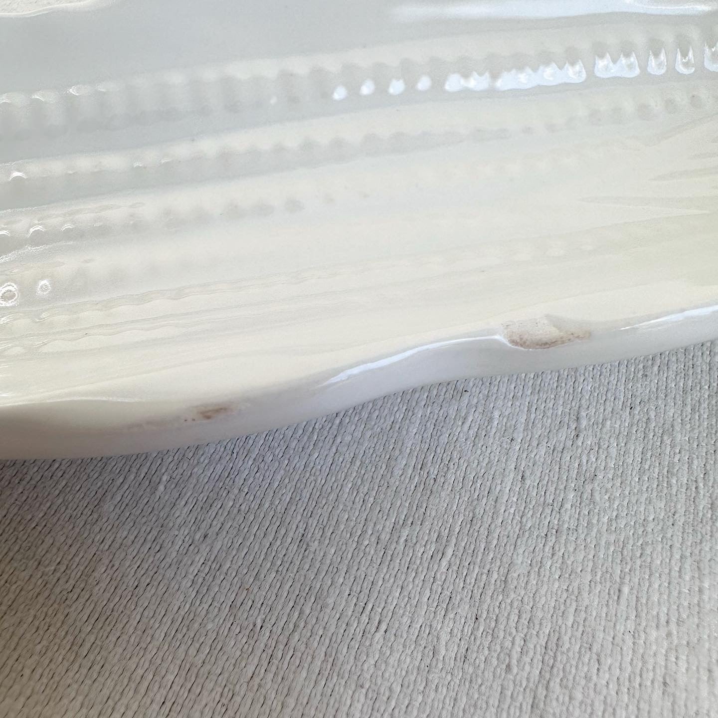 White Ceramic Corn Holders