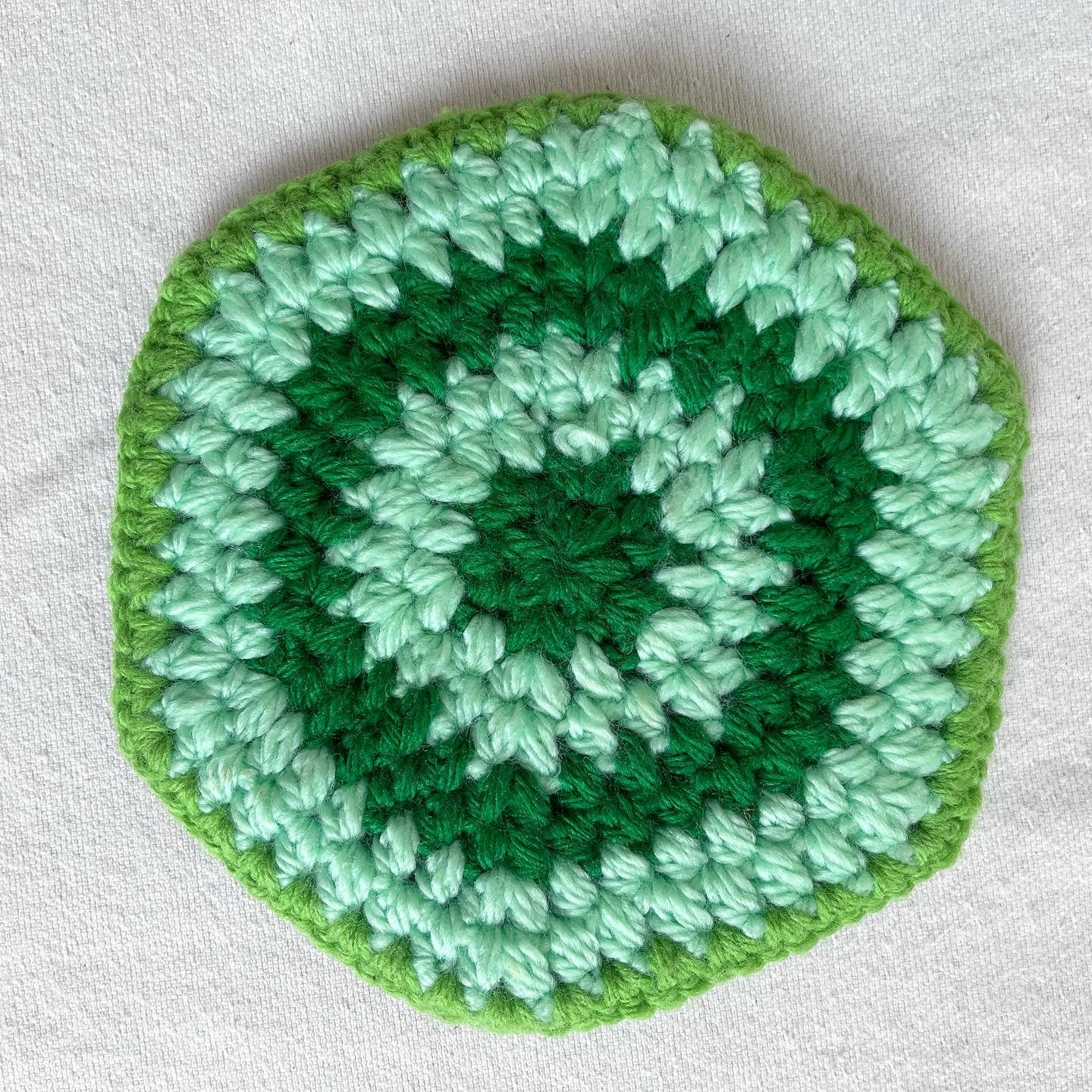 Green Hexagonal Potholder