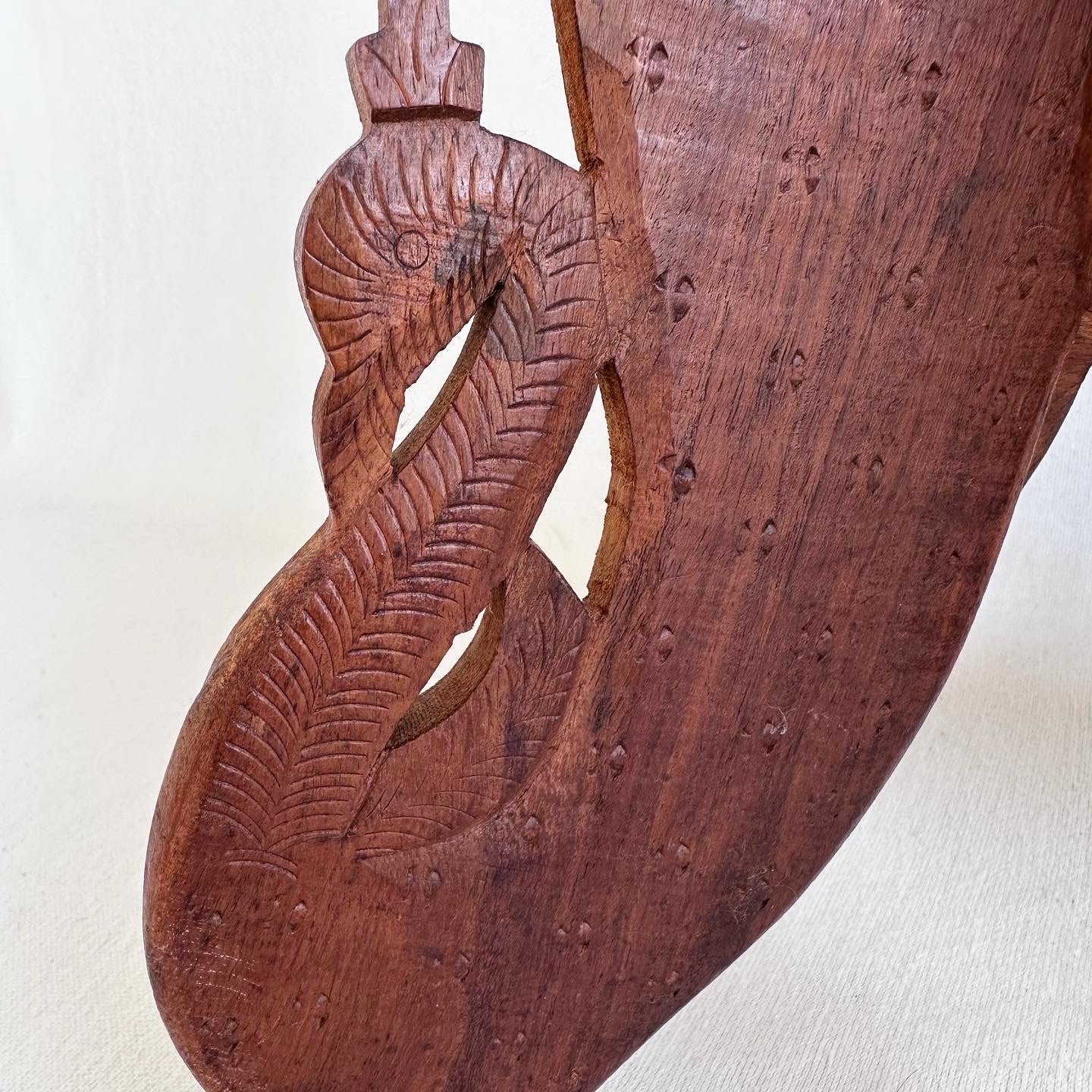 Hand Carved Wooden Table Base