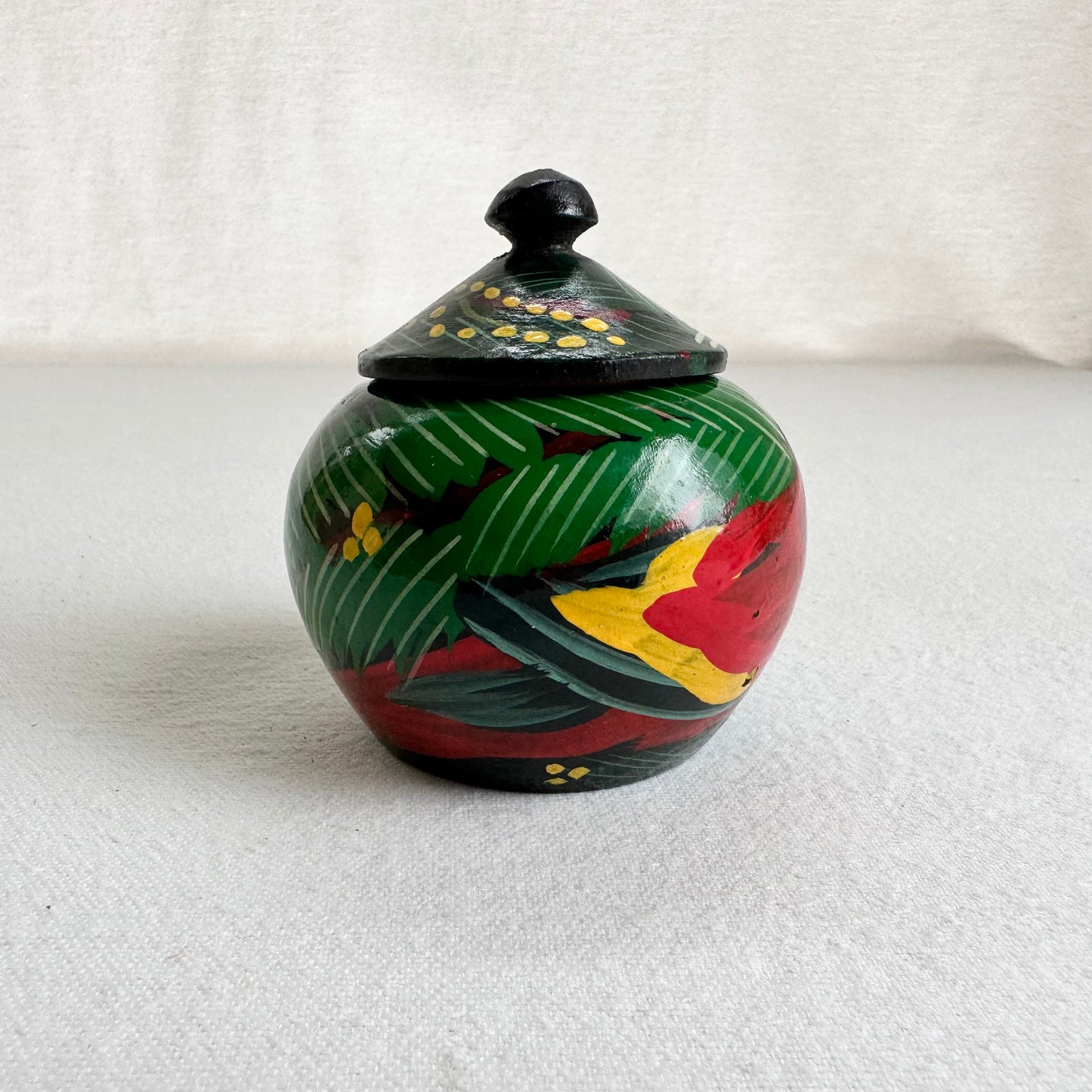 Hand Painted Parrot Box