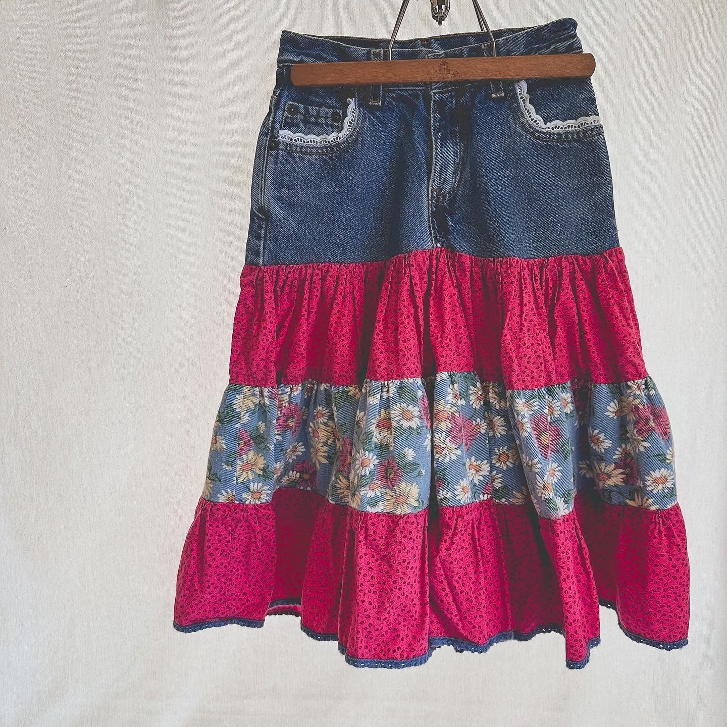 Upcycled Levi’s Skirt
