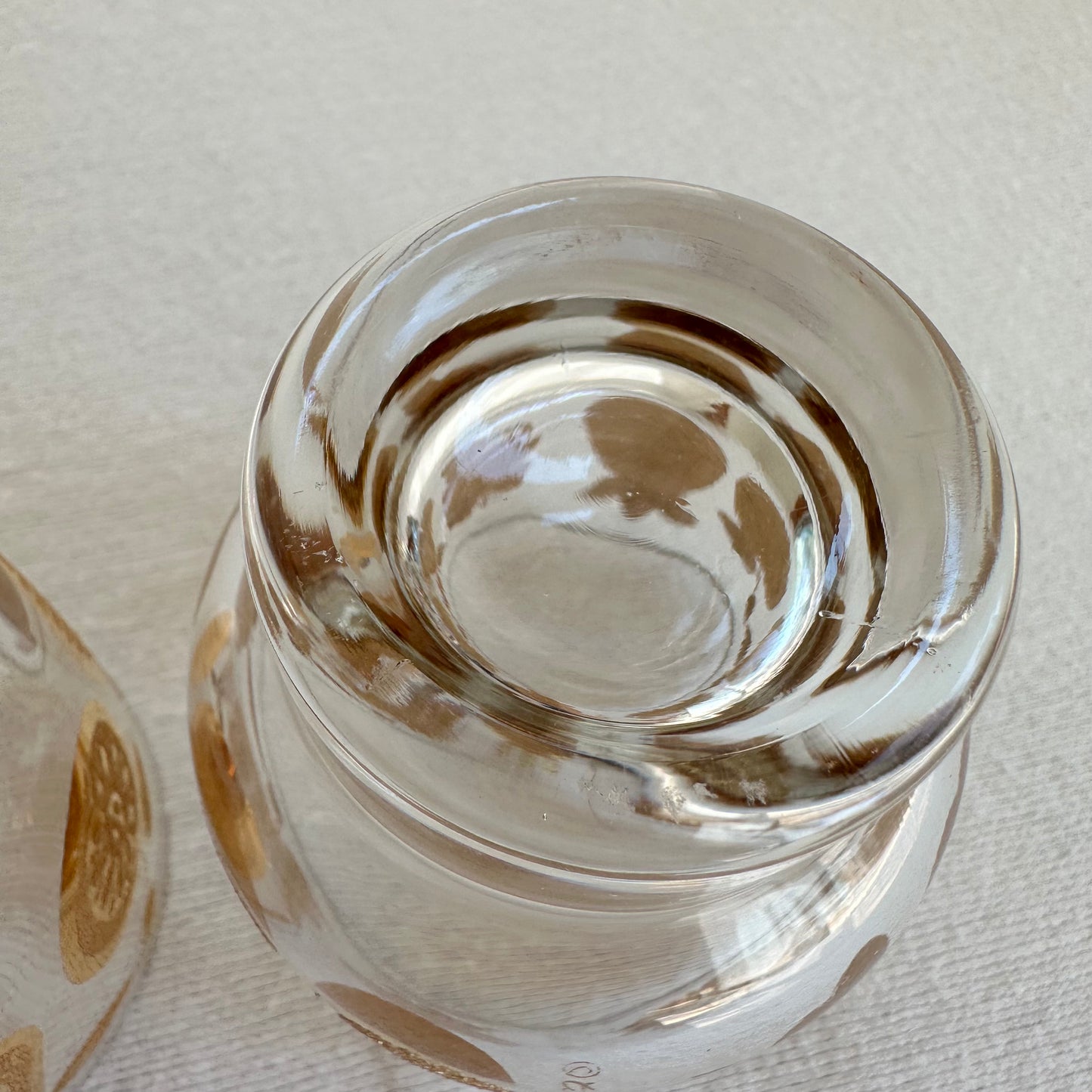 2 Culver Florentine glasses