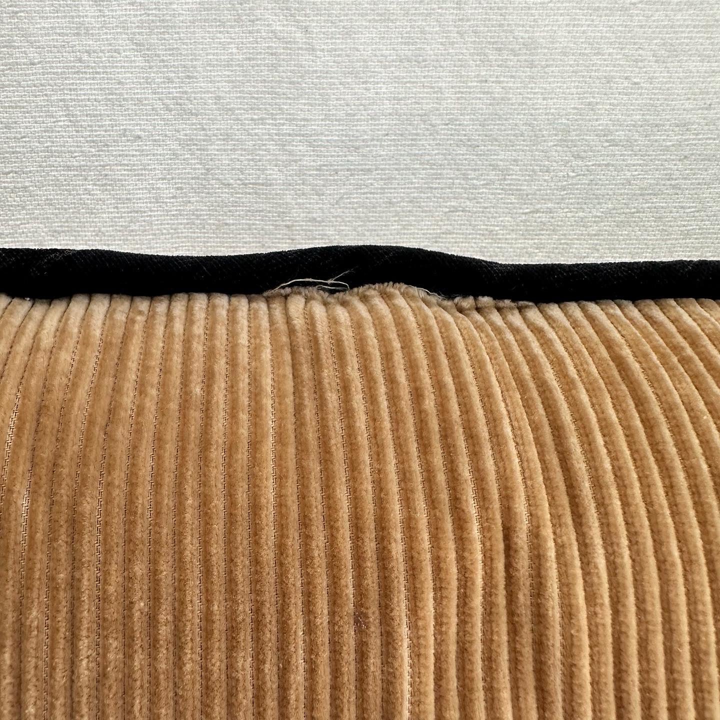 Brown Velvet Patchwork Pillow