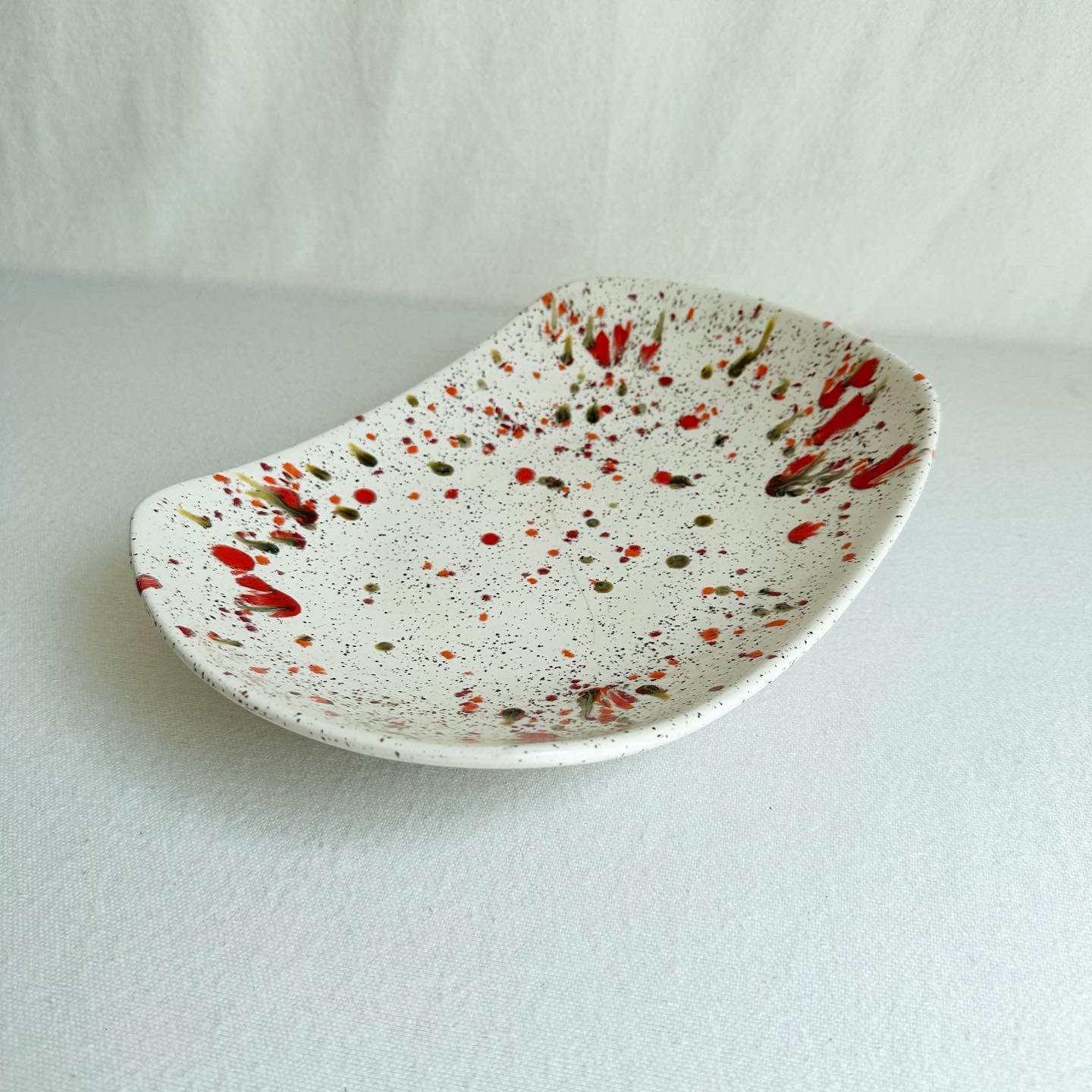 Spatterware Platter