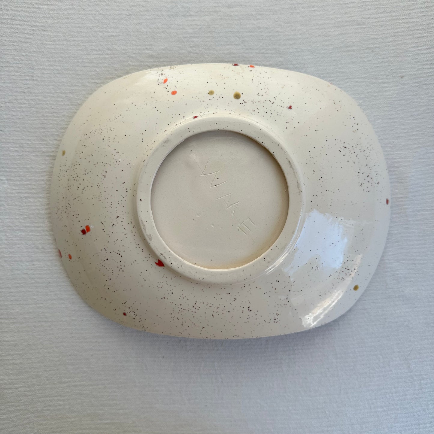 Spatterware Platter