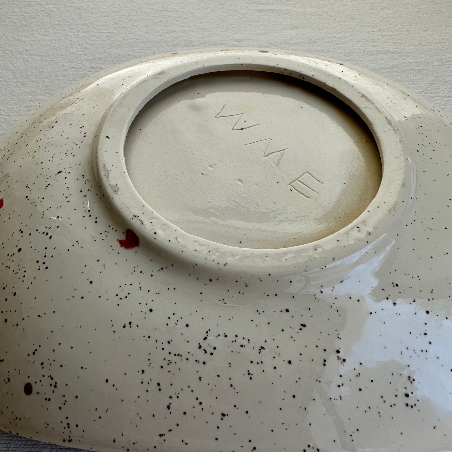 Spatterware Platter
