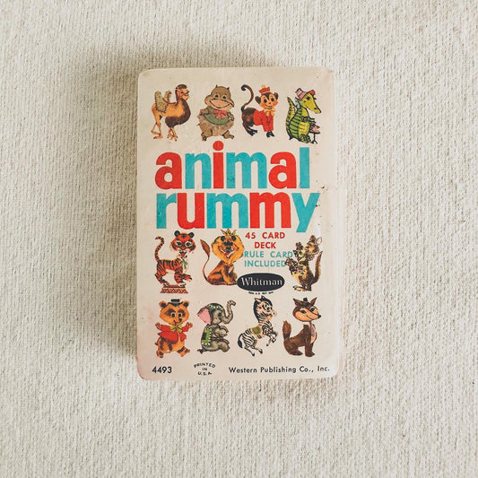 Animal Rummy Cards