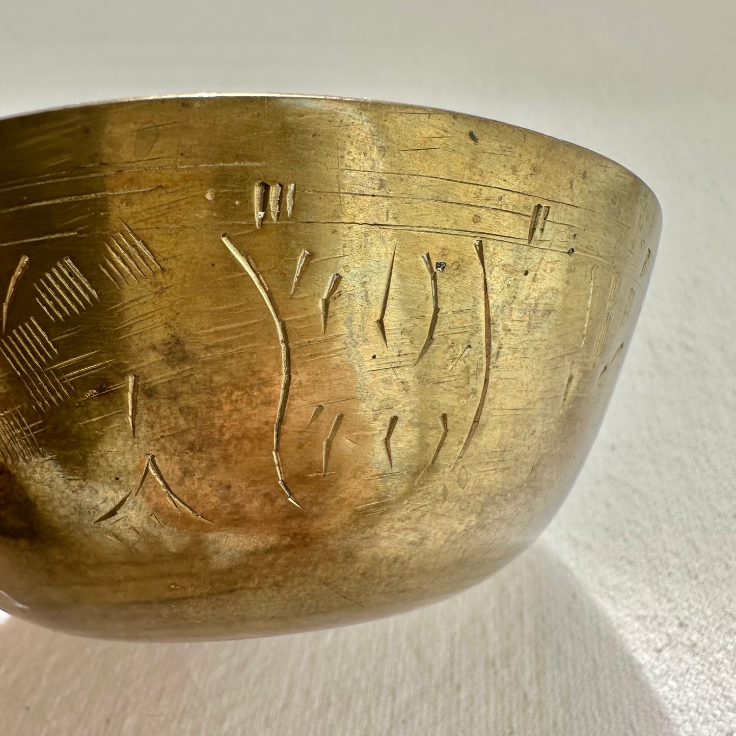 Chinese Brass Bowl