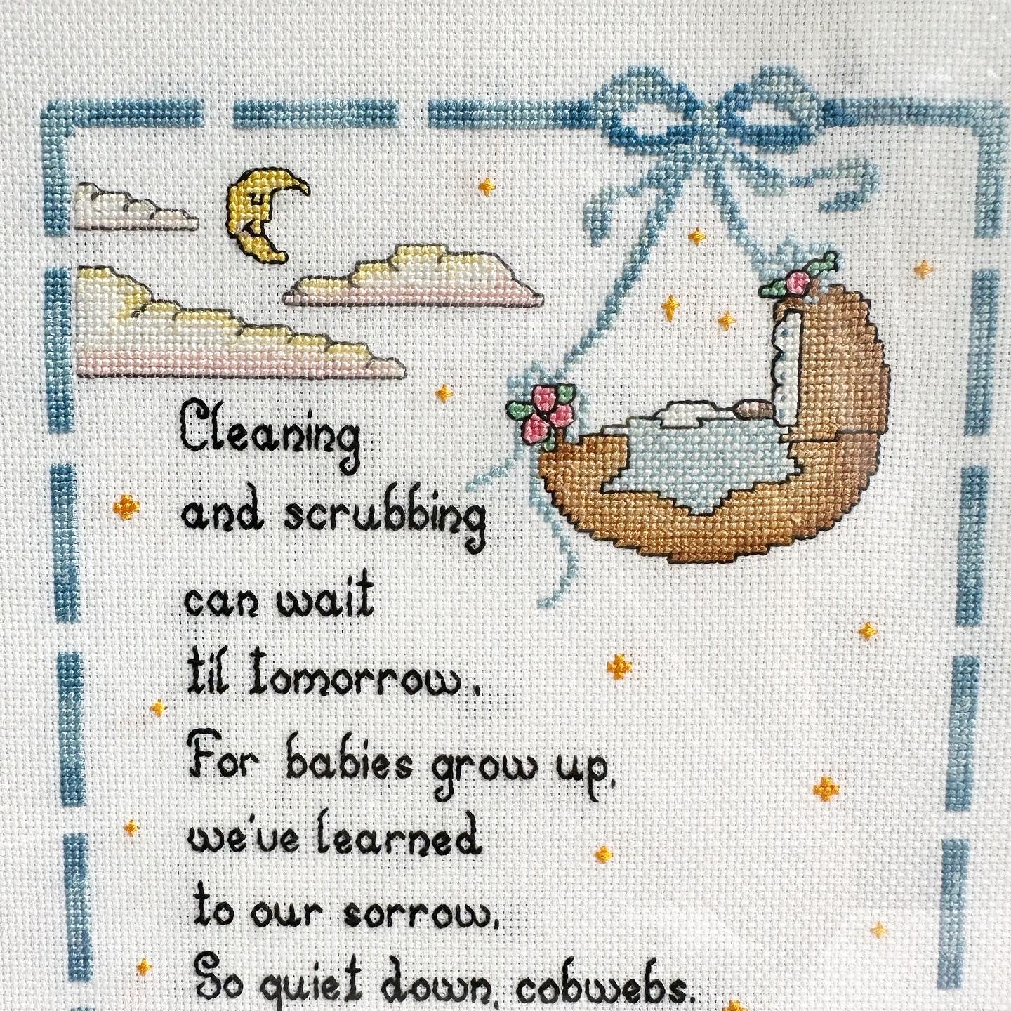 Babies Don’t Keep Embroidery