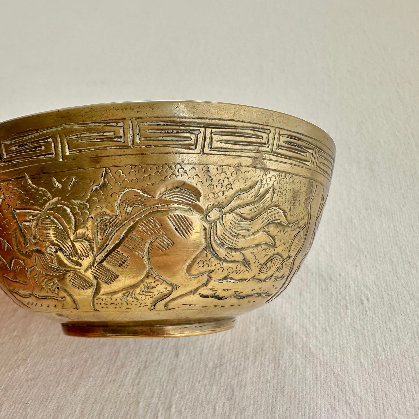 Heavy Chinese Brass Dish