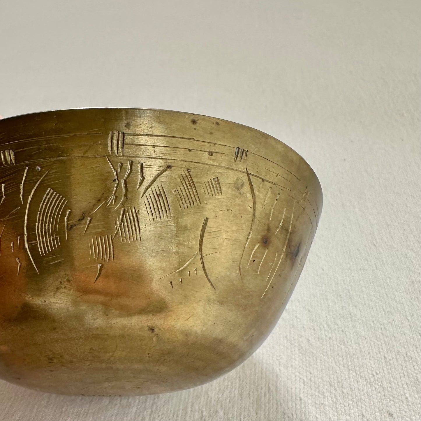 Chinese Brass Bowl