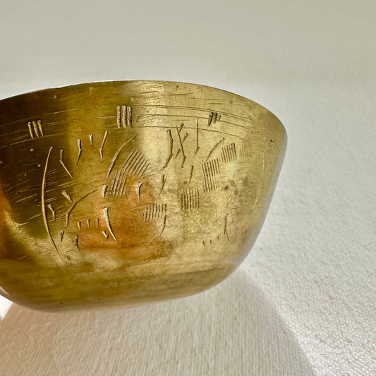 Chinese Brass Bowl