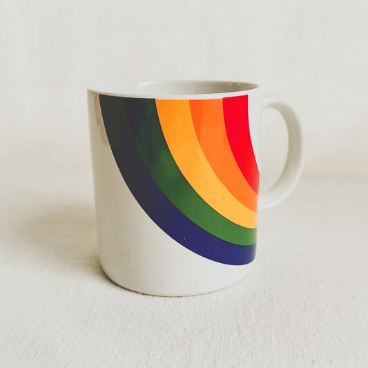 80s Rainbow Mug