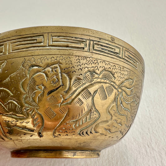 Heavy Chinese Brass Dish