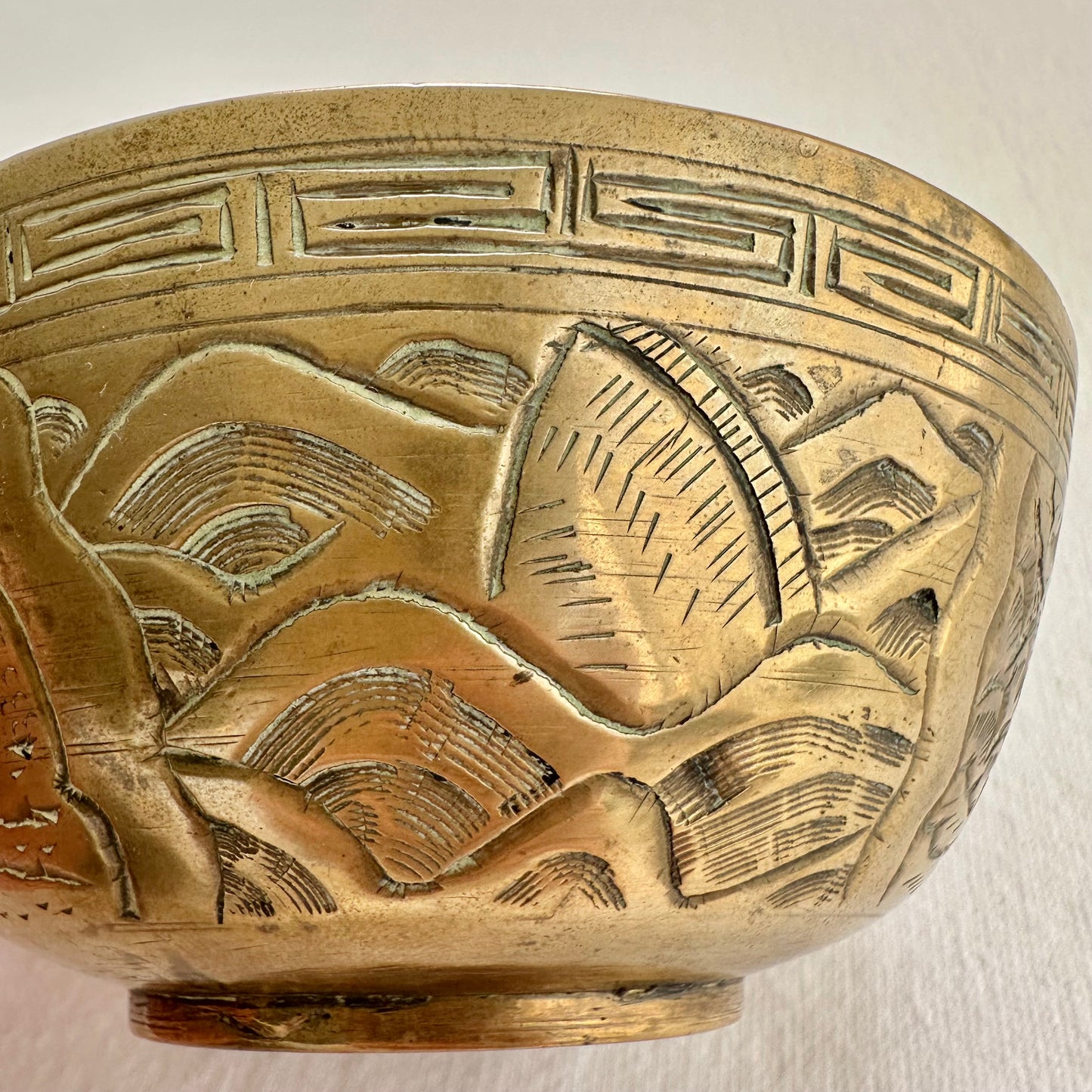 Heavy Chinese Brass Dish