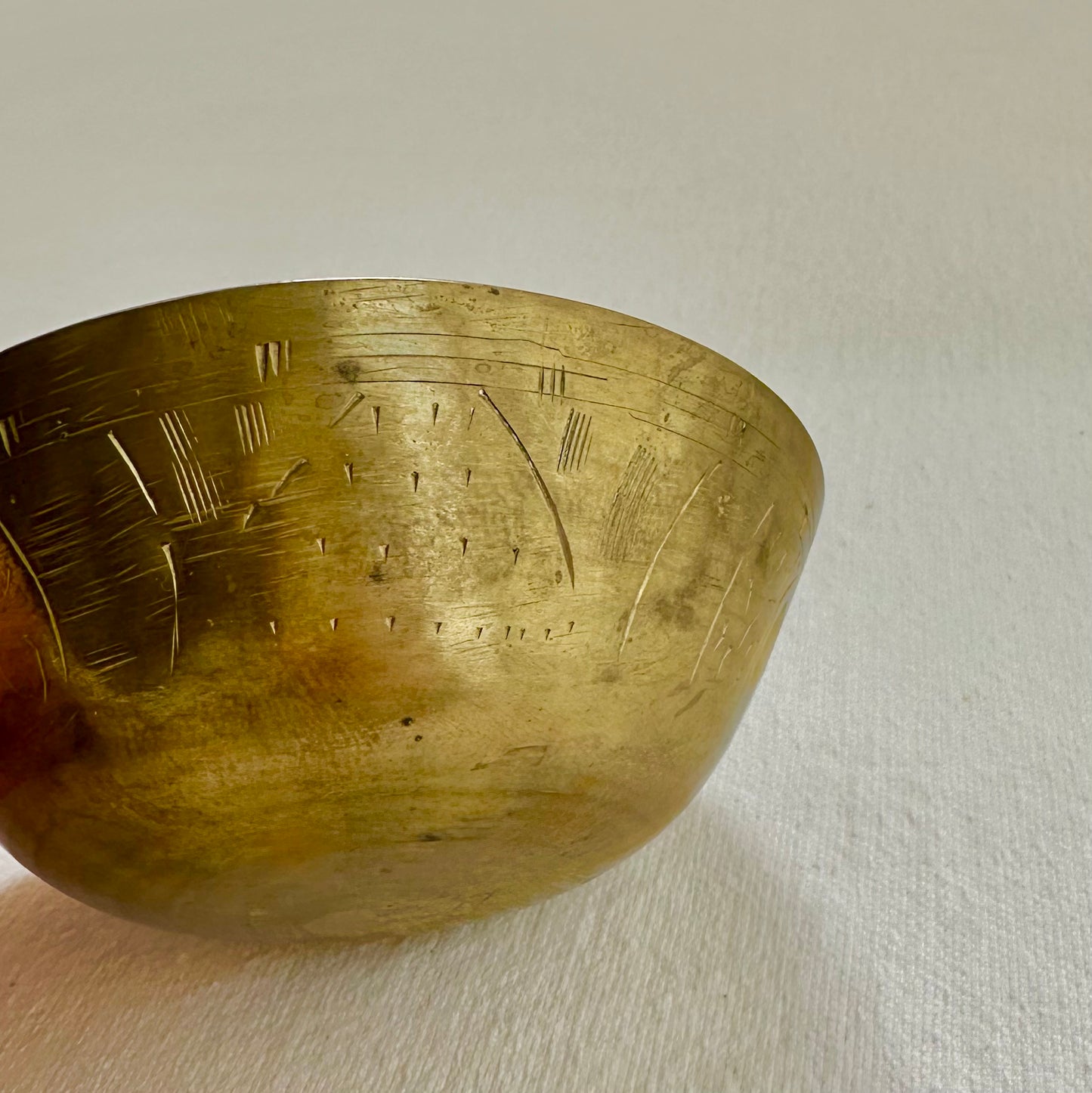 Chinese Brass Bowl