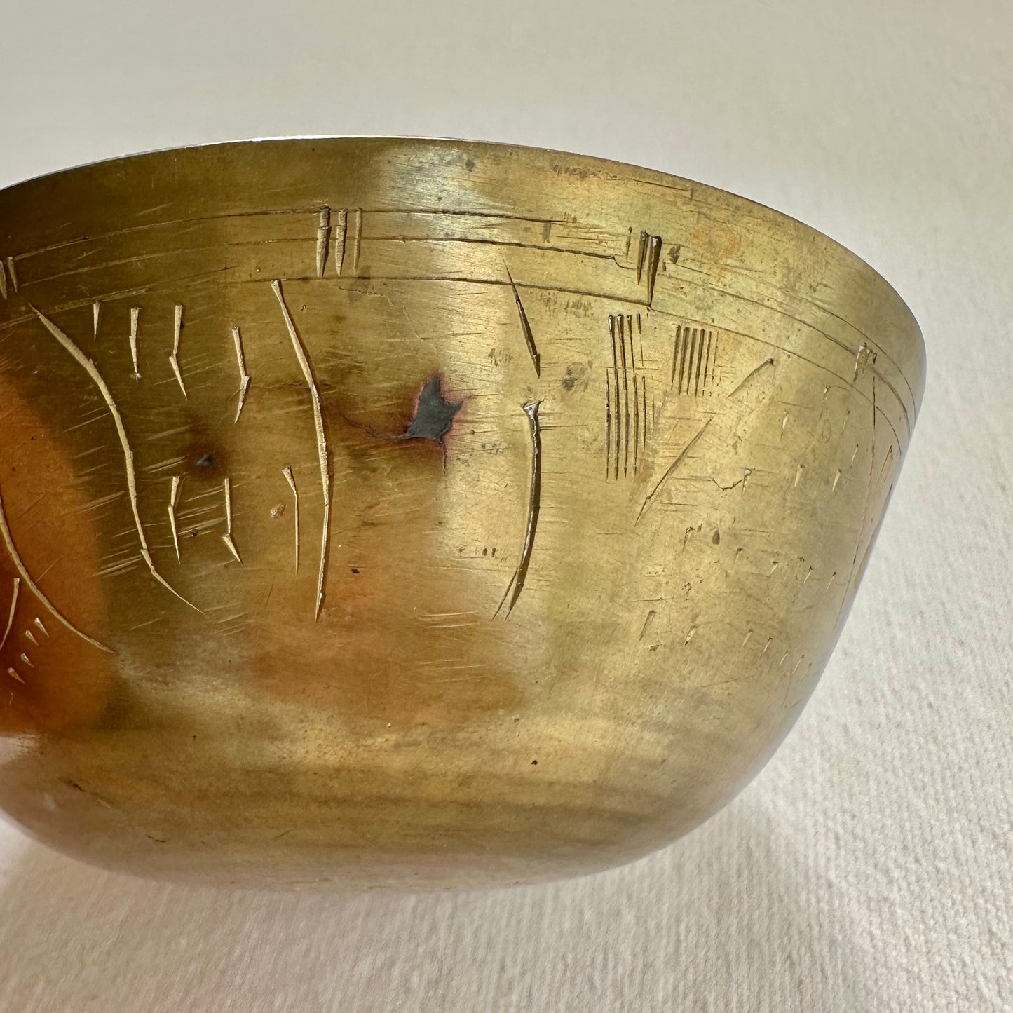 Chinese Brass Bowl
