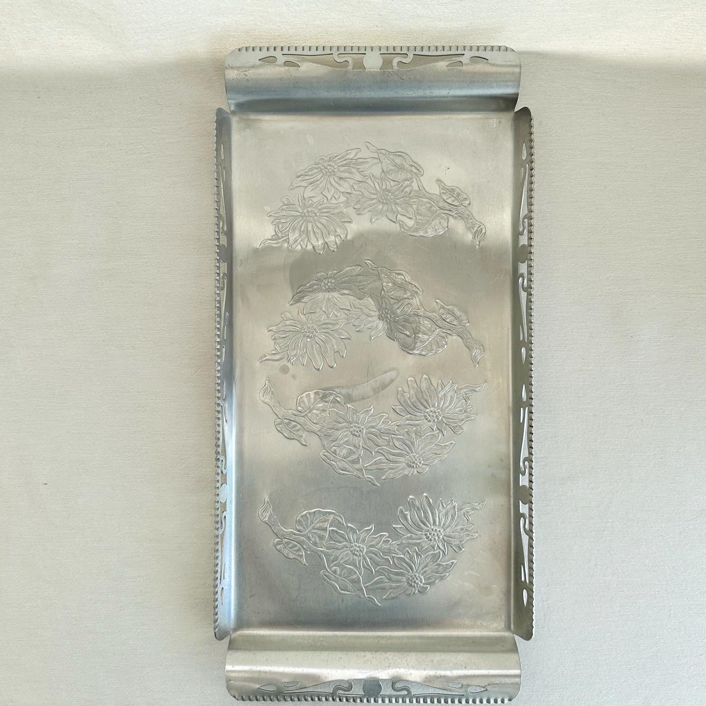 Farber & Shelvin Aluminum Serving Tray