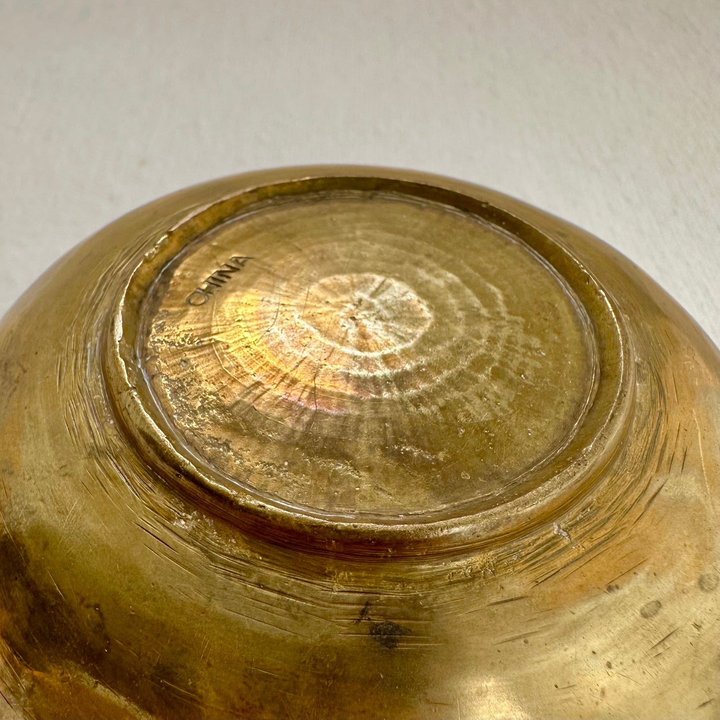 Chinese Brass Bowl 2