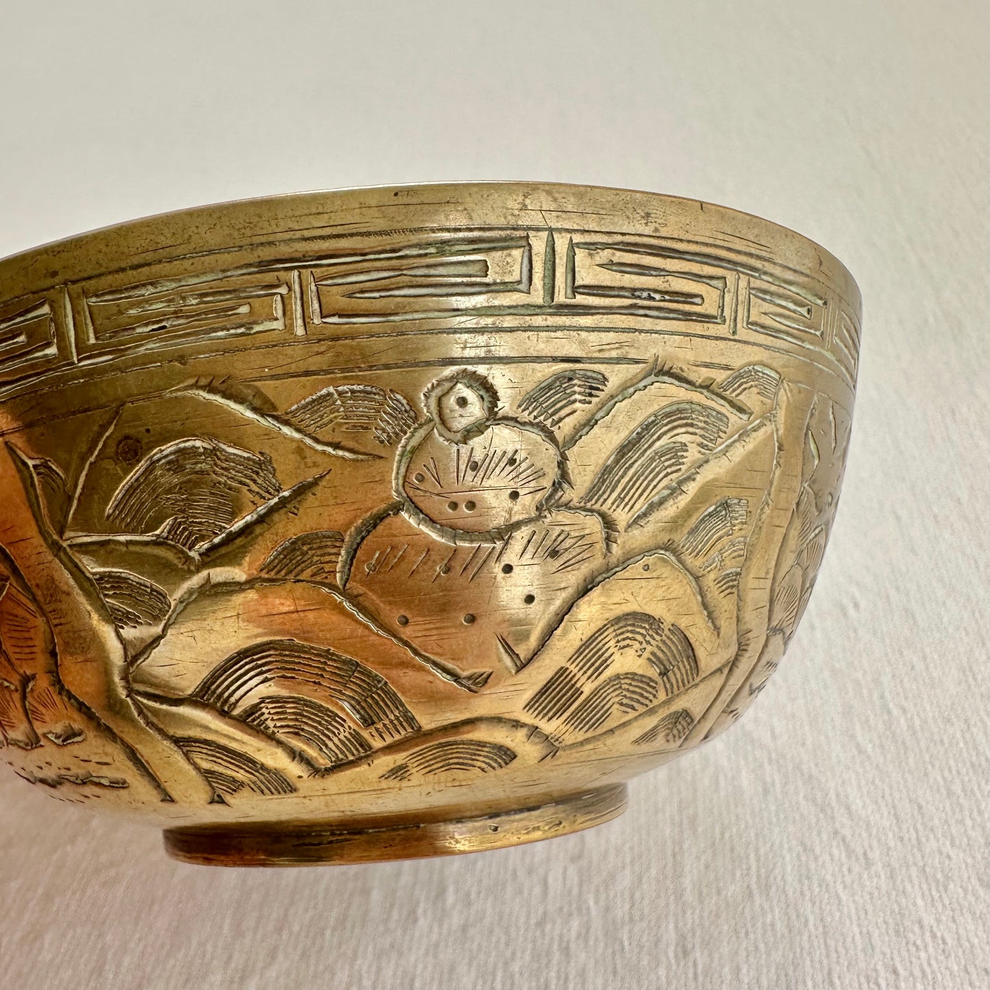 Heavy Chinese Brass Dish