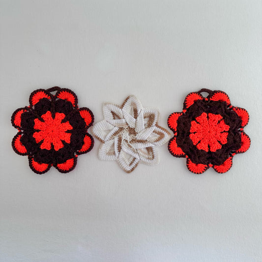 Crocheted 70s Potholders