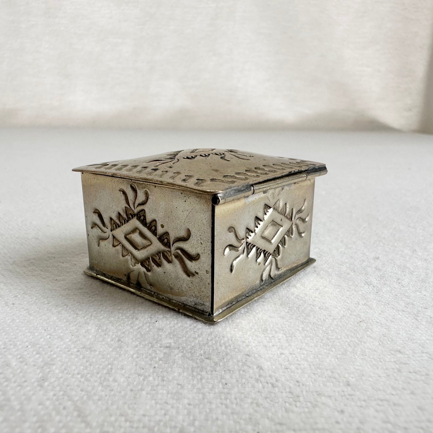 Small Engraved Silver Box