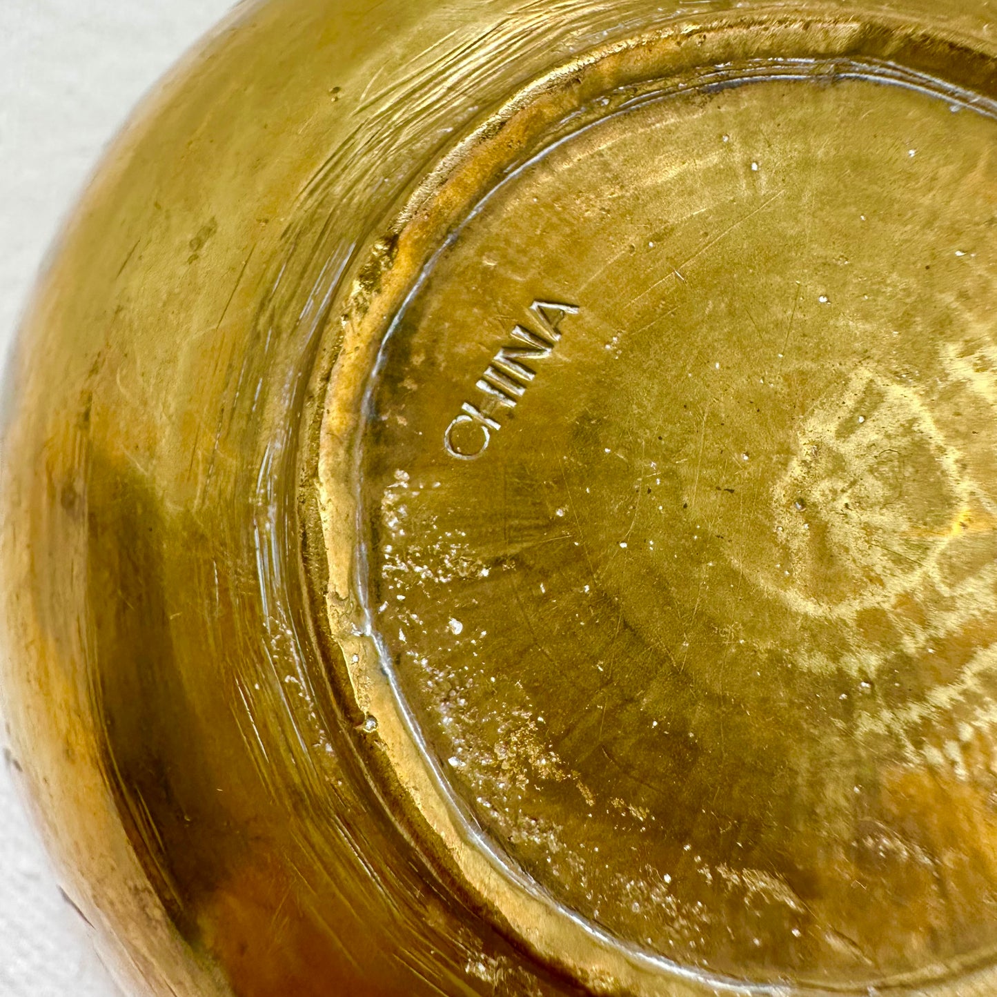 Chinese Brass Bowl 2