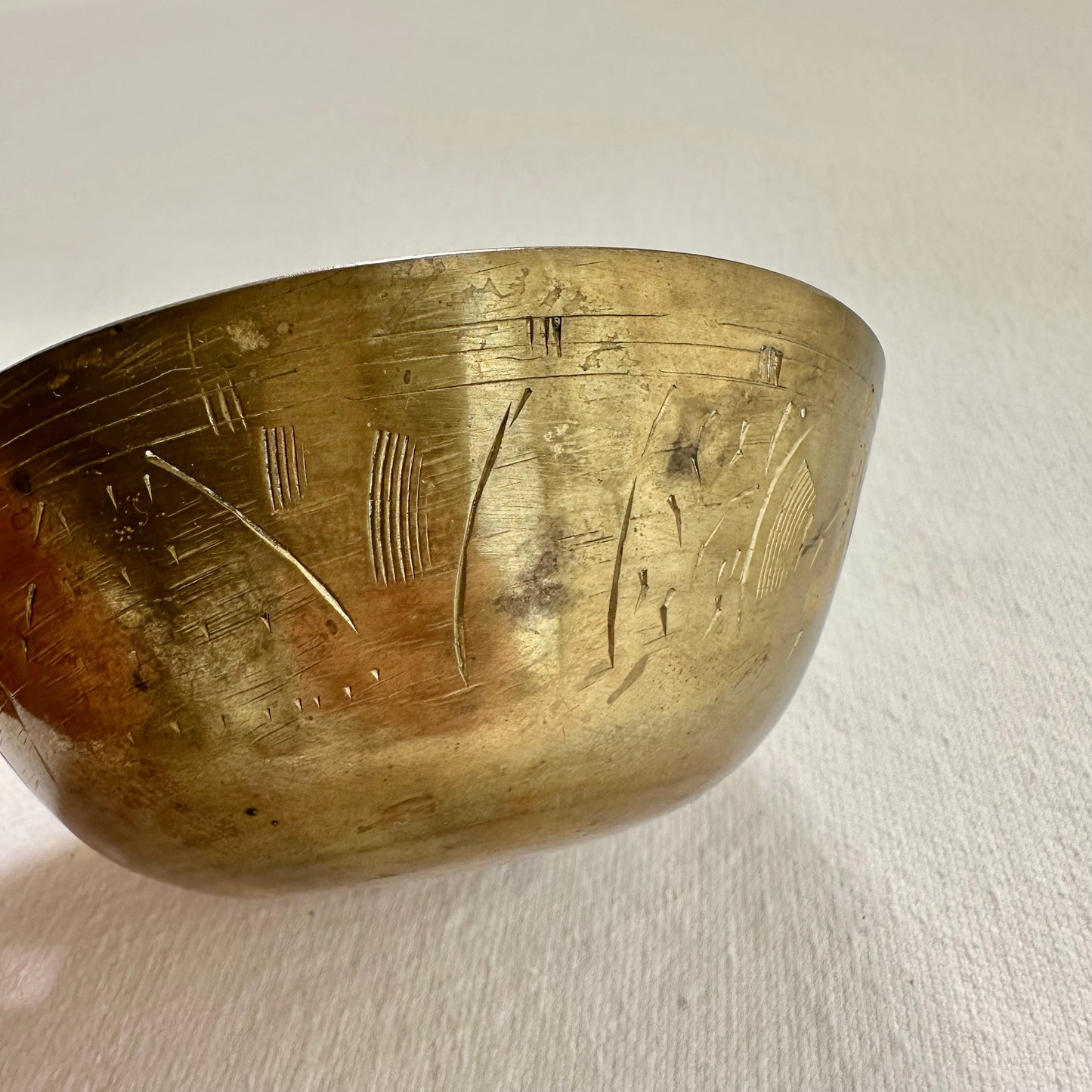 Chinese Brass Bowl