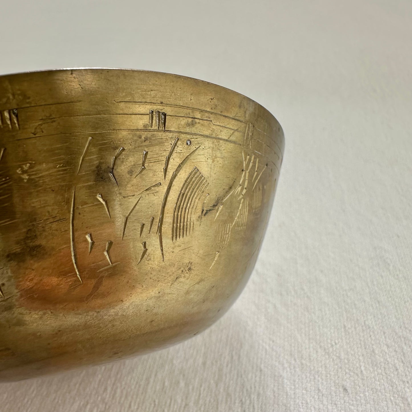 Chinese Brass Bowl