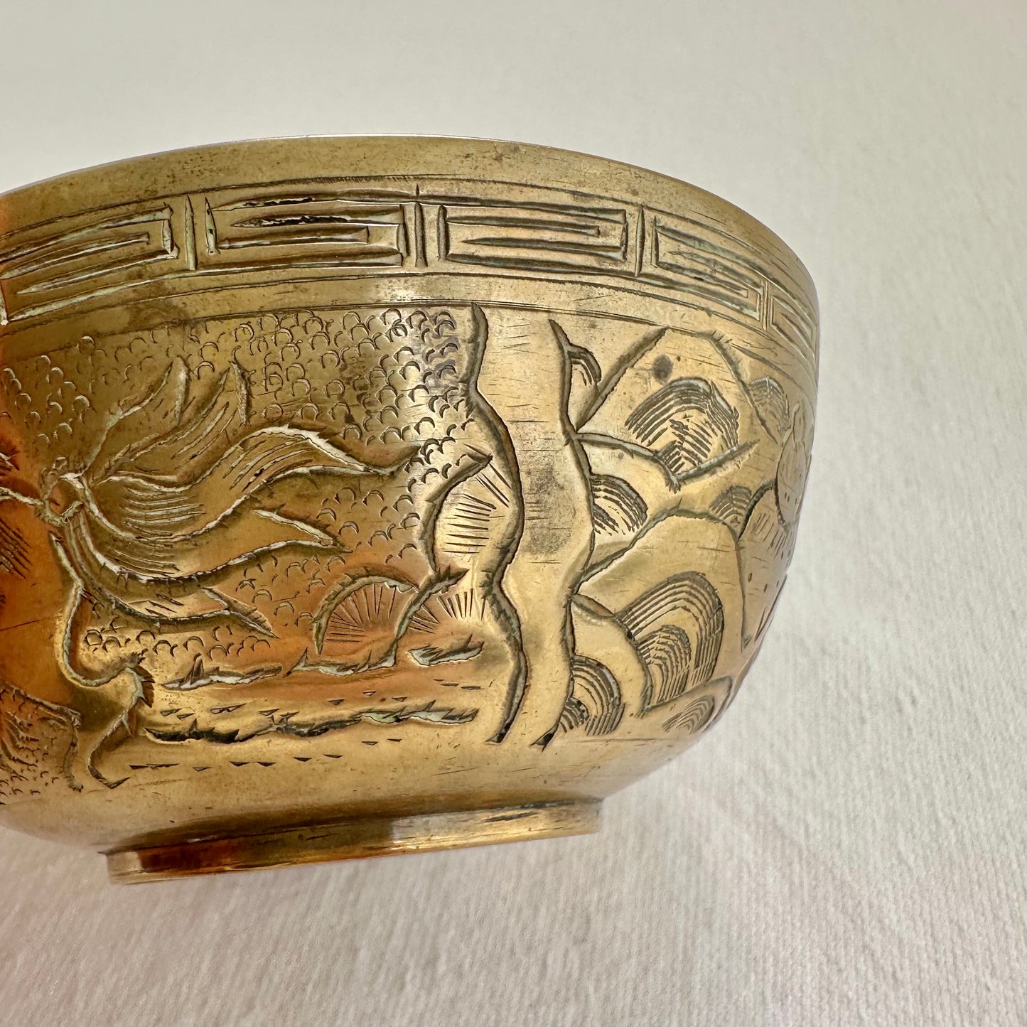 Heavy Chinese Brass Dish