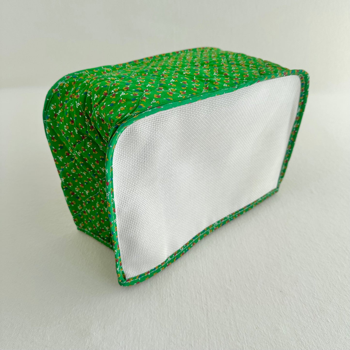 Green Floral Toaster Cover