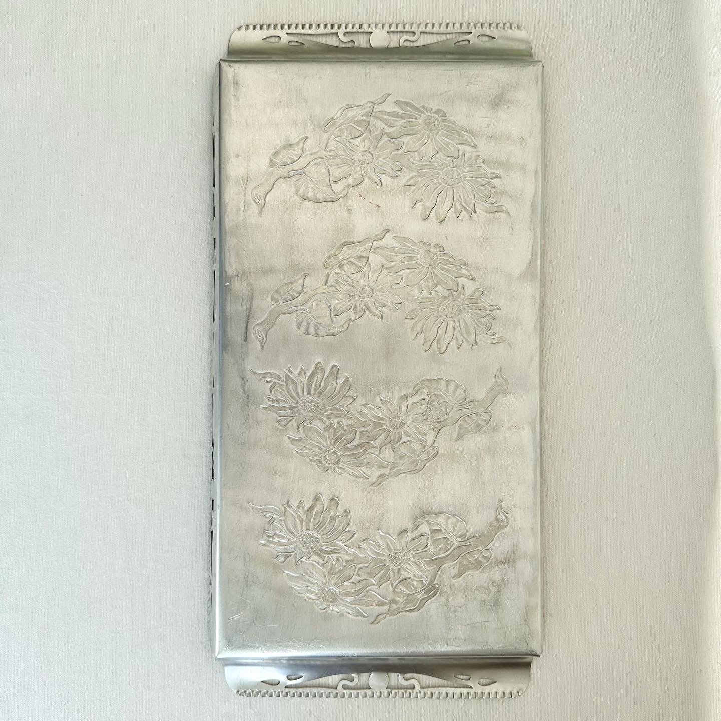 Farber & Shelvin Aluminum Serving Tray
