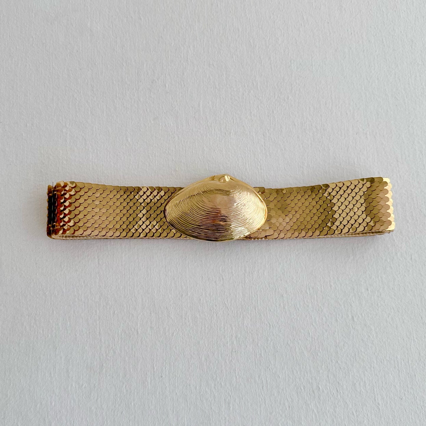 Gold Shell Fish Scale Belt