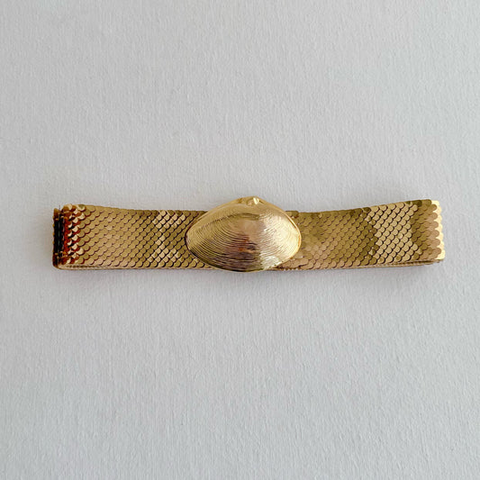 Gold Shell Fish Scale Belt