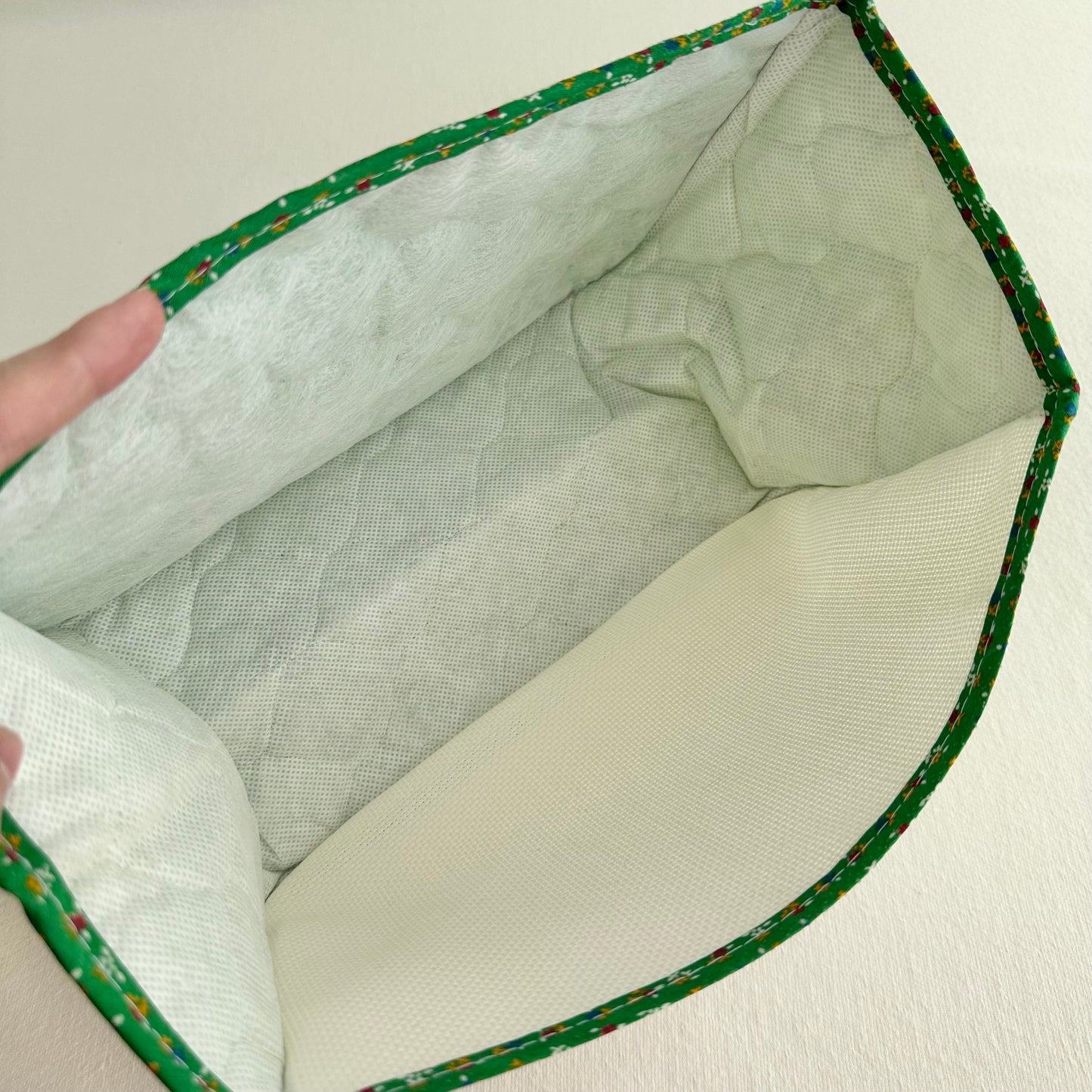 Green Floral Toaster Cover