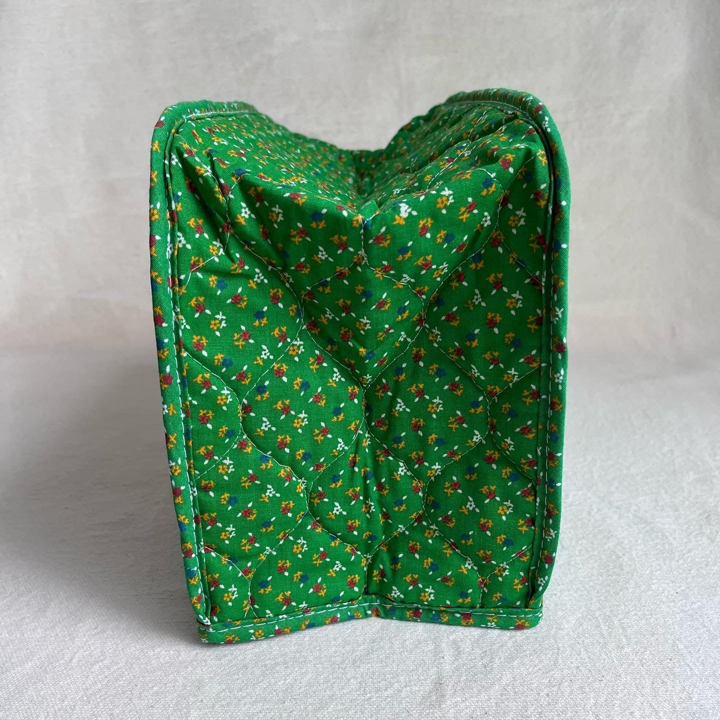 Green Floral Toaster Cover
